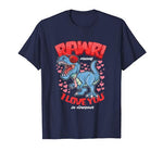 Dinosaur Valentines Day T-Rex RAWR Means I Love You Gifts T-Shirt