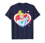 Disney Cinderella Valentine’s Sparkle Hearts Graphic T-Shirt