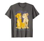 Disney Lion King Simba Nala Love Valentine’s Graphic T-Shirt