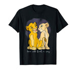Disney Lion King Simba Nala Love Valentine’s Graphic T-Shirt