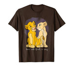 Disney Lion King Simba Nala Love Valentine’s Graphic T-Shirt
