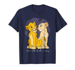 Disney Lion King Simba Nala Love Valentine’s Graphic T-Shirt