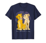 Disney Lion King Simba Nala Love Valentine’s Graphic T-Shirt