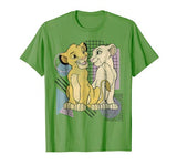 Disney Lion King Simba & Nala Meet Eyes Valentine’s T-Shirt
