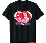 Disney Little Mermaid Ariel Valentine Heart Graphic T-Shirt