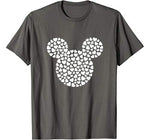 Disney Mickey Mouse Icon Filled with Hearts T-Shirt