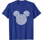 Disney Mickey Mouse Icon Filled with Hearts T-Shirt