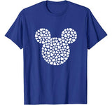 Disney Mickey Mouse Icon Filled with Hearts T-Shirt