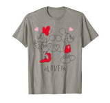 Disney Mickey and Minnie Love Hearts T-Shirt
