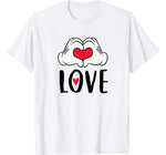 Disney Mickey and Minnie Mouse Heart Hands Love T-Shirt