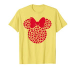 Disney Minnie Mouse Icon Filled with Hearts T-Shirt