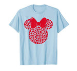 Disney Minnie Mouse Icon Filled with Hearts T-Shirt
