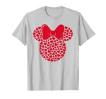 Disney Minnie Mouse Icon Filled with Hearts T-Shirt