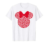 Disney Minnie Mouse Icon Filled with Hearts T-Shirt