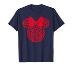 Disney Minnie Mouse Icon Filled with Hearts T-Shirt