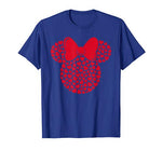 Disney Minnie Mouse Icon Filled with Hearts T-Shirt