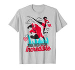 Disney Pixar Incredibles Couple Heart Valentine T-Shirt