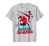 Disney Pixar Incredibles Couple Heart Valentine T-Shirt