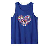 Disney Snow White and the Seven Dwarfs Heart Valentine’s Day Tank Top