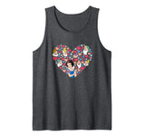 Disney Snow White and the Seven Dwarfs Heart Valentine’s Day Tank Top
