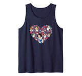 Disney Snow White and the Seven Dwarfs Heart Valentine’s Day Tank Top
