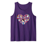 Disney Snow White and the Seven Dwarfs Heart Valentine’s Day Tank Top