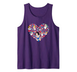 Disney Snow White and the Seven Dwarfs Heart Valentine’s Day Tank Top
