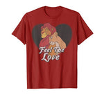 Disney The Lion King Valentine’s Day Feel The Love T-Shirt