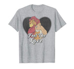 Disney The Lion King Valentine’s Day Feel The Love T-Shirt