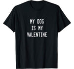 Dogs Valentines Day Gift  My Dog Is My Valentine T-Shirt