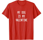 Dogs Valentines Day Gift  My Dog Is My Valentine T-Shirt