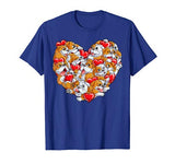 English Bulldog Valentines Day Shirt Heart Dog Lover Boys