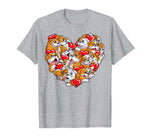 English Bulldog Valentines Day Shirt Heart Dog Lover Boys