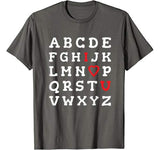 English Teacher Valentines Day T-Shirt