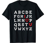 English Teacher Valentines Day T-Shirt