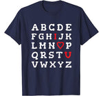 English Teacher Valentines Day T-Shirt