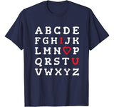 English Teacher Valentines Day T-Shirt