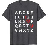 English Teacher Valentines Day T-Shirt