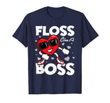 Floss Like A Boss Dance Heart Valentines Day Love T-Shirt T-Shirt