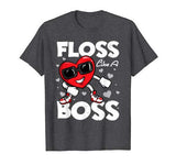 Floss Like A Boss Dance Heart Valentines Day Love T-Shirt T-Shirt