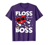 Floss Like A Boss Dance Heart Valentines Day Love T-Shirt T-Shirt