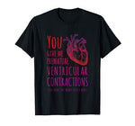 Funny Biology Valentine’s Day You Make My Heart Skip T-Shirt