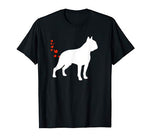 Funny Boston Terrier Heart Farts Valentines Day Dog T-Shirt