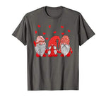 Funny Couple Matching Gnomes Valentines Day Heart Lover Gift T-Shirt