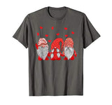 Funny Couple Matching Gnomes Valentines Day Heart Lover Gift T-Shirt