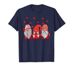 Funny Couple Matching Gnomes Valentines Day Heart Lover Gift T-Shirt
