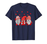 Funny Couple Matching Gnomes Valentines Day Heart Lover Gift T-Shirt