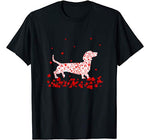 Funny Dachshund Valentines Day Gift Dog Dad Dog Mom T-Shirt