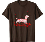 Funny Dachshund Valentines Day Gift Dog Dad Dog Mom T-Shirt