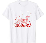 Funny Dachshund Valentines Day Gift Dog Dad Dog Mom T-Shirt